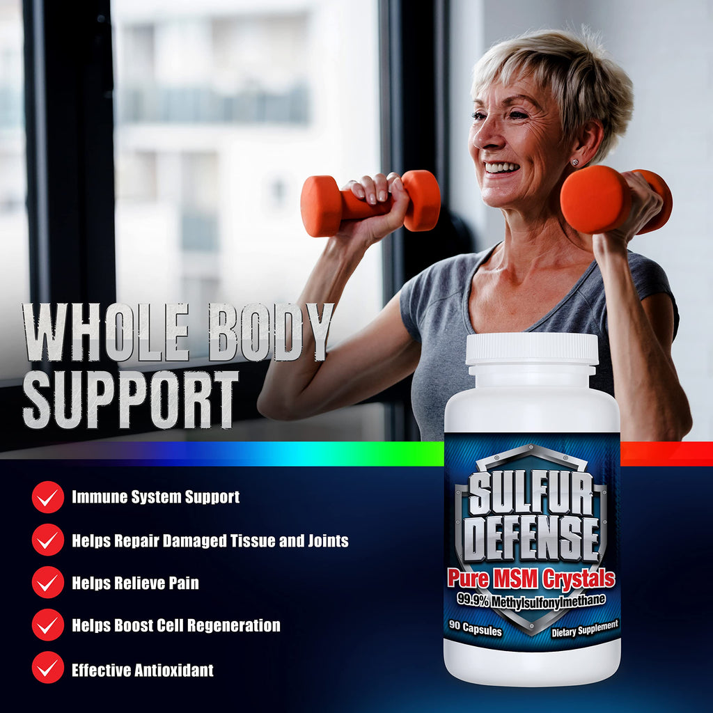 7 Lights Sulfur Defense supplement container top cap view
