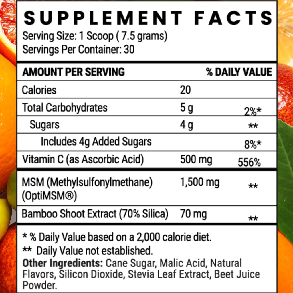 Twig & Leaf nutritional supplement wildberry flavor tub label