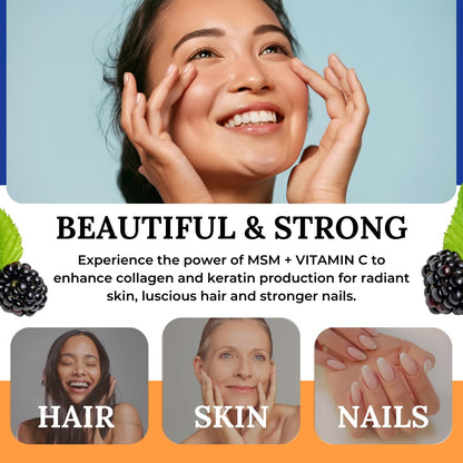 Gluten free non GMO collagen booster powder bottle details