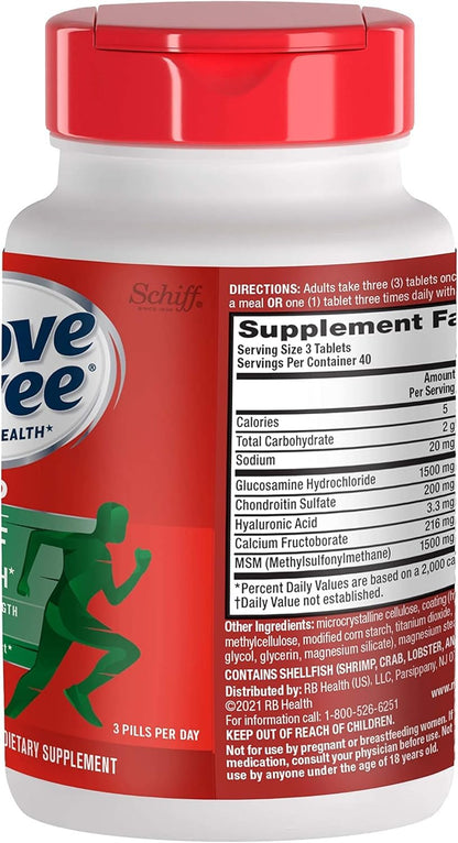 Move Free Advanced Plus MSM triple pack value set box view