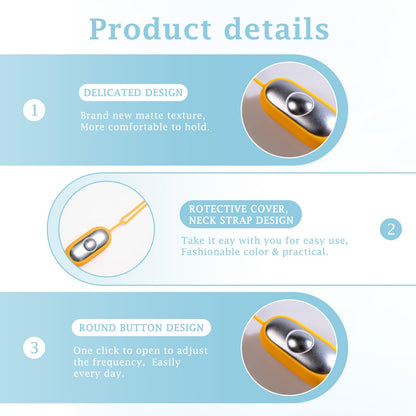 GOQELK insomnia relief gadget side angle view showcasing sleek compact profile