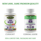 Paradise Herbs OptiMSM vegetarian capsules label details and ingredients