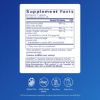 Pure Encapsulations Glucosamine MSM supplement label details