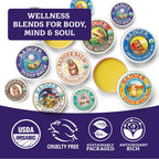 Badger organic sleep aid balm showing ingredients list on the back