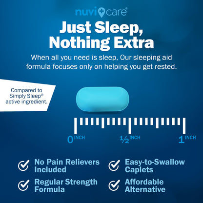 Back label of imported USA nighttime sleep medication with complete usage guidelines.