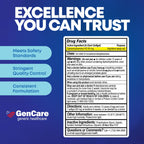 GenCare authentic USA imported nighttime sleep aid container top perspective