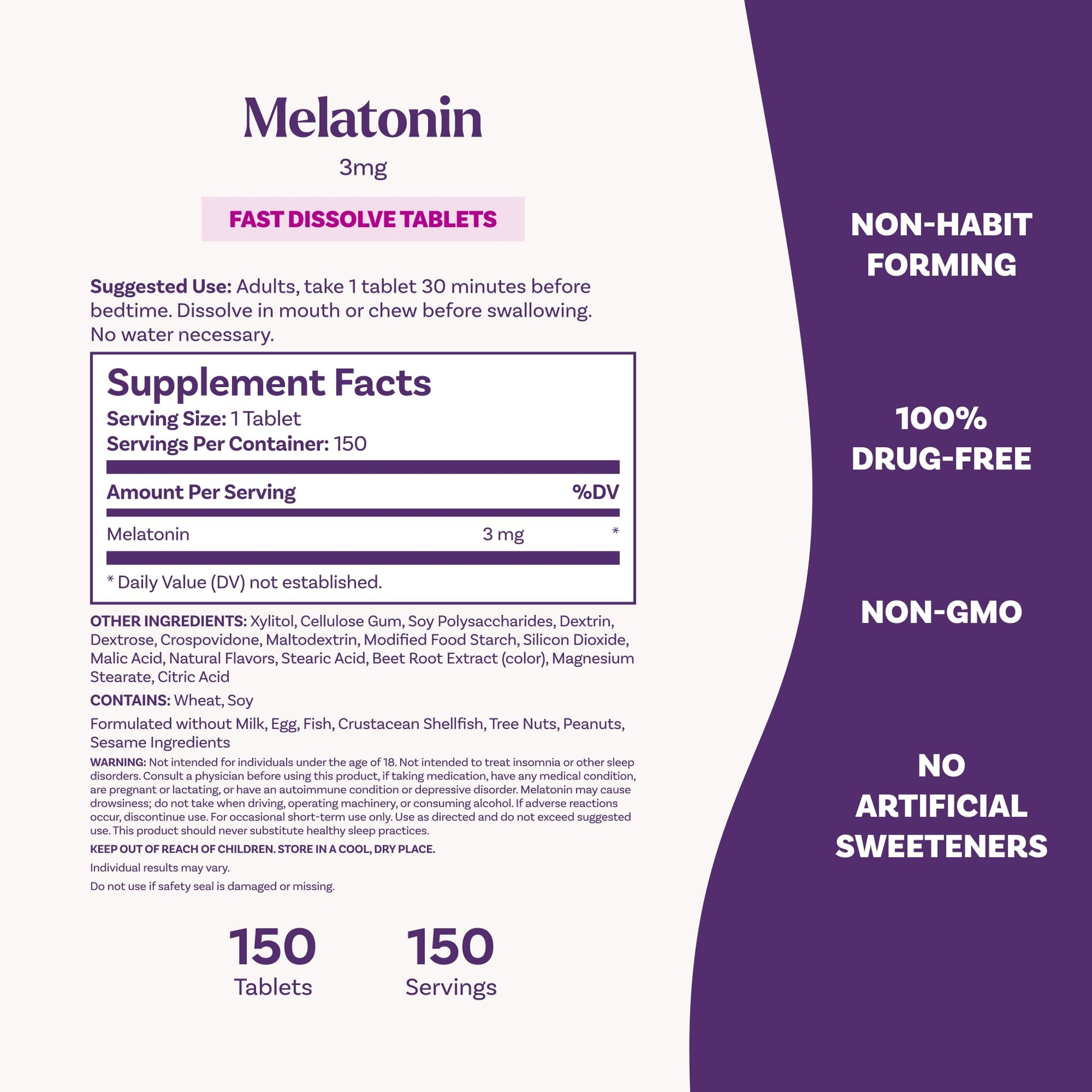 Rudra Retails authentic imported Natrol melatonin 150 tablets bottle packaging
