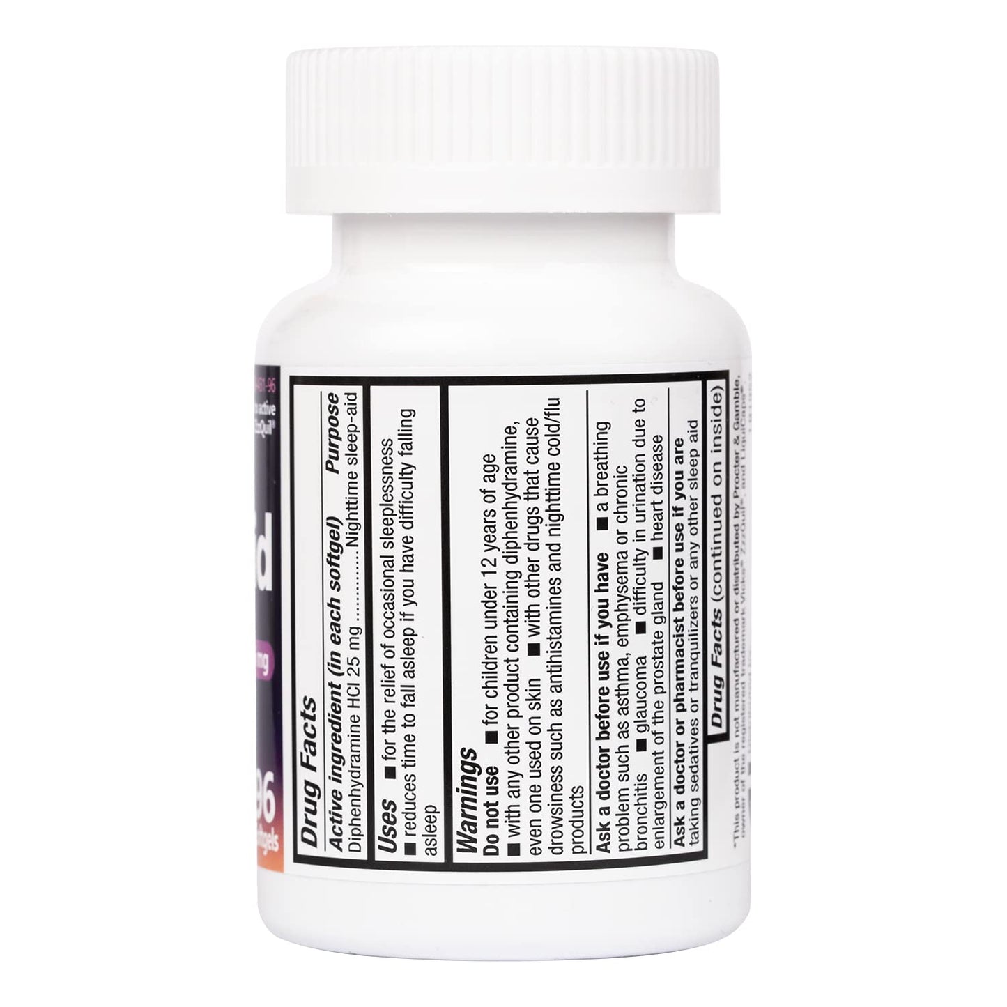 HealthA2Z twenty five milligram sleeping support softgels product presentation layout.