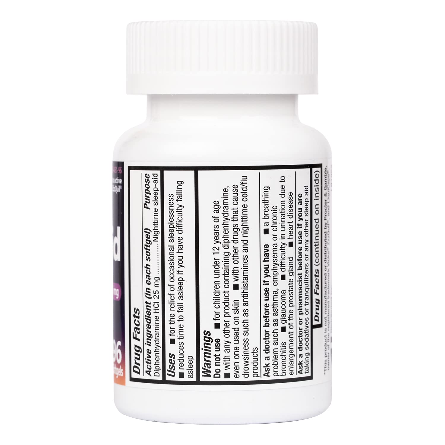 HealthA2Z twenty five milligram sleeping support softgels product presentation layout.