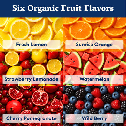 Assorted flavor variants of Nectar Calm sticks including berry, cherry pomegranate, and watermelon arranged on a clean background.