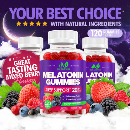 Authentic USA imported Just Nutrients sleep aid gummies for adults