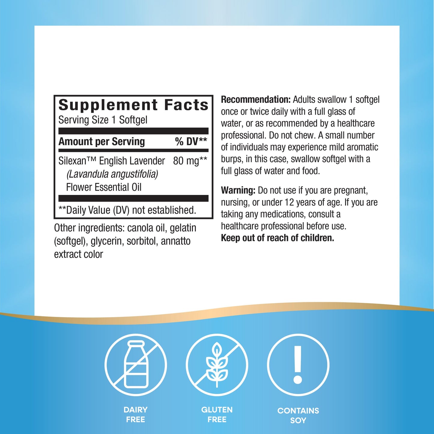 Nature's Way CalmAid daily relaxation dietary supplement for tension management