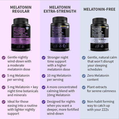 MEDCHOICE natural sleep capsules lifestyle setting on a nightstand