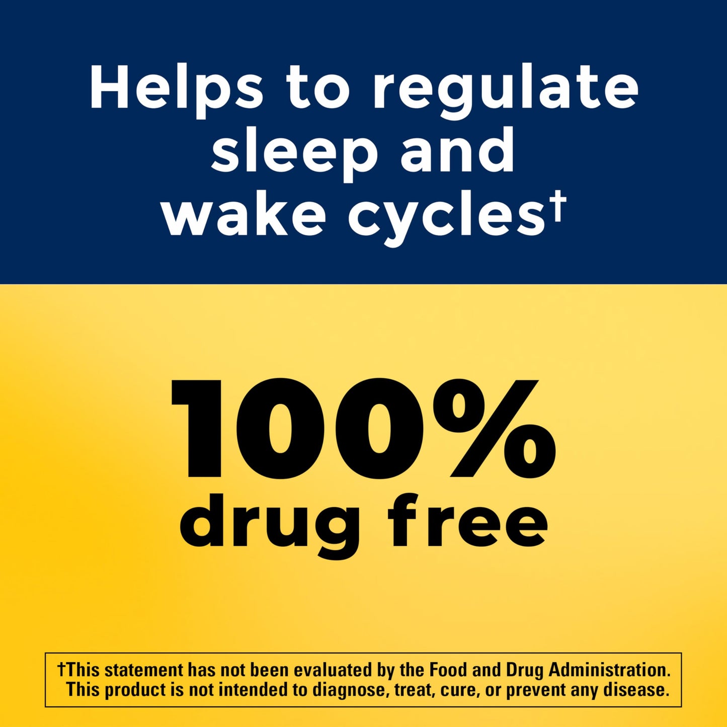 Nature Made 100 percent drug free sleep aid tablets for adults side panel details