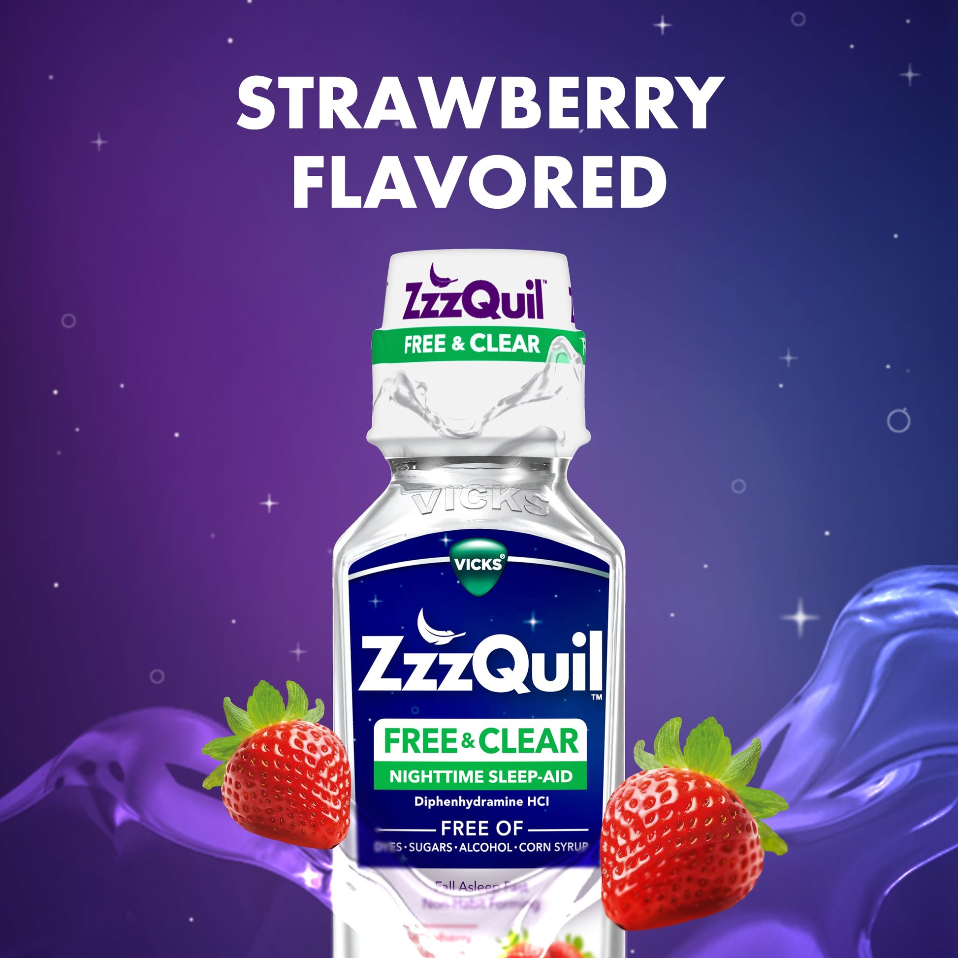ZzzQuil free of artificial dyes personal care imported supplement