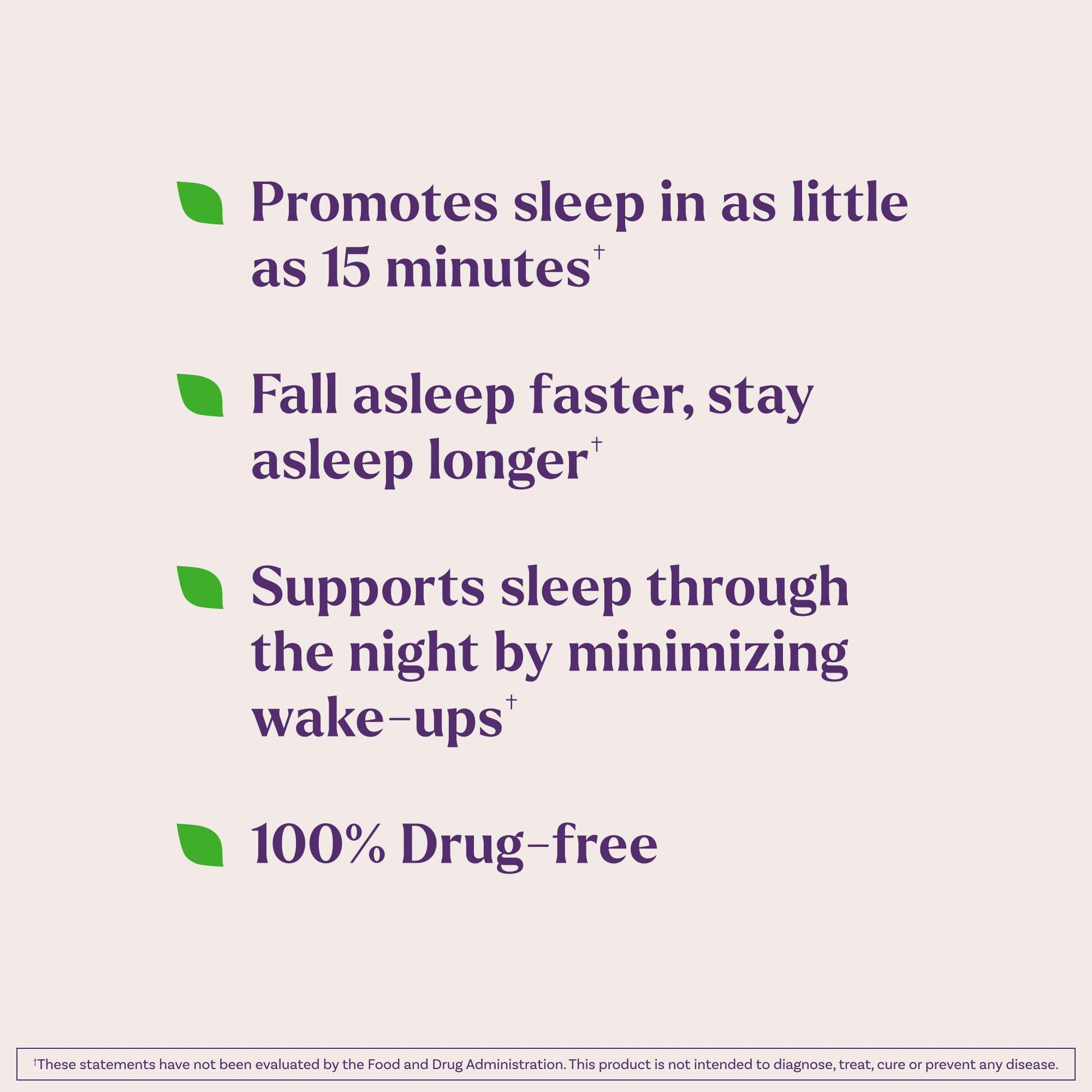 Back label information of Natrol sleep supplement showing supplement facts ingredients and directions