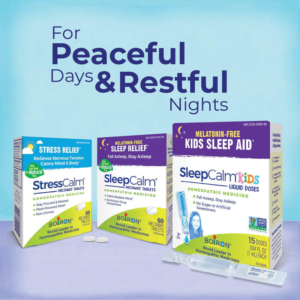 Boiron SleepCalm authentic USA imported wellness product top view