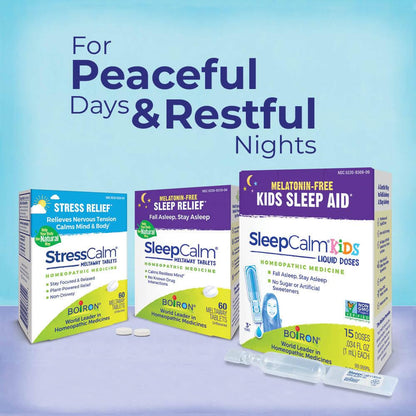 Boiron SleepCalm authentic USA imported wellness product top view