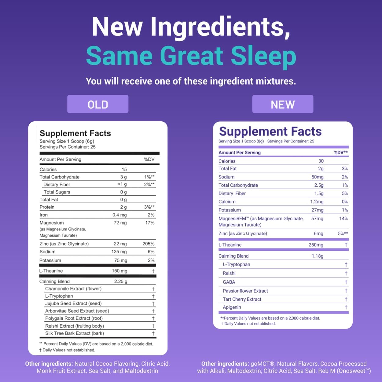MoonBrew melatonin free sleep aid drink mix powder scoop