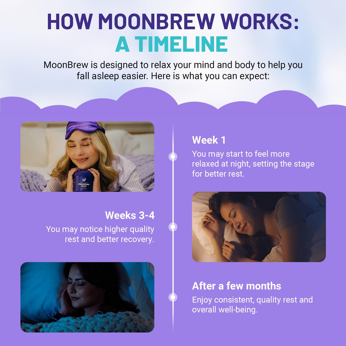 MoonBrew vegan keto friendly sleep drink mix consistency