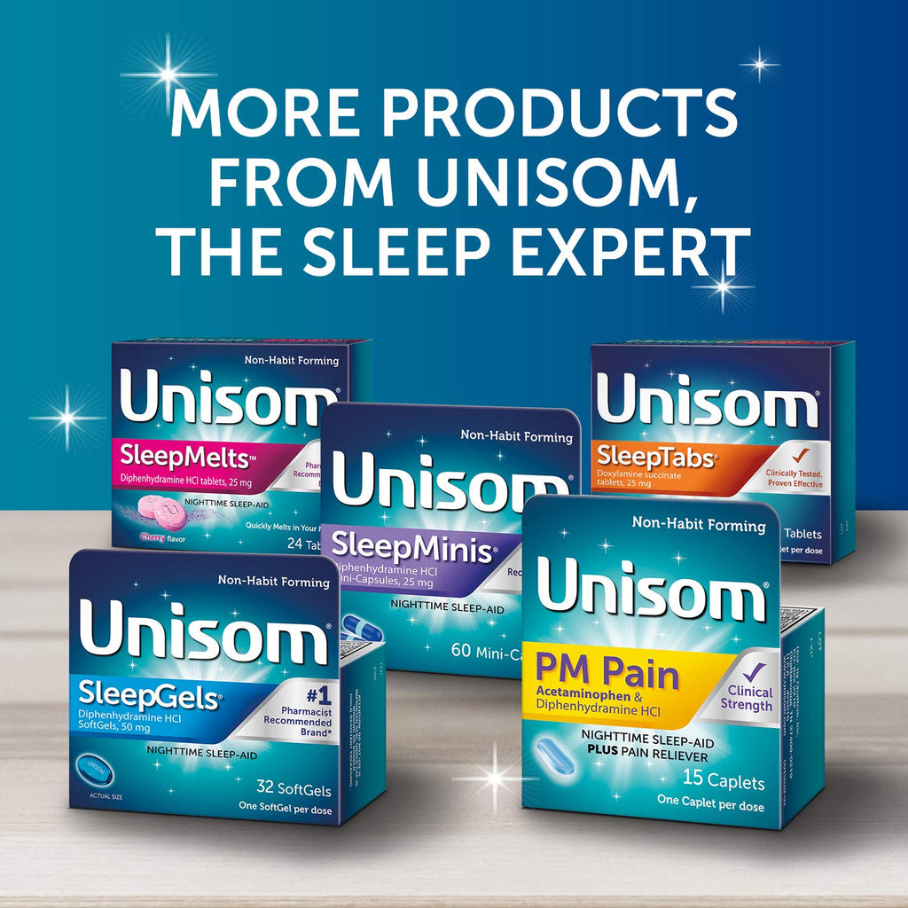 Rudra Retails imported Unisom health and personal care sleep solution product setup.