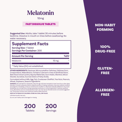 USA imported Natrol sleep management 10mg tablets expiration and batch code