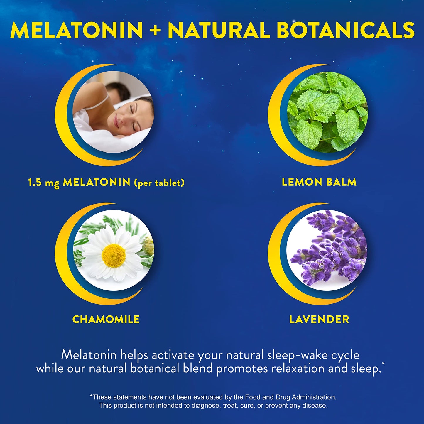 MidNite drug free sleep aid with chamomile and lavender ingredients list