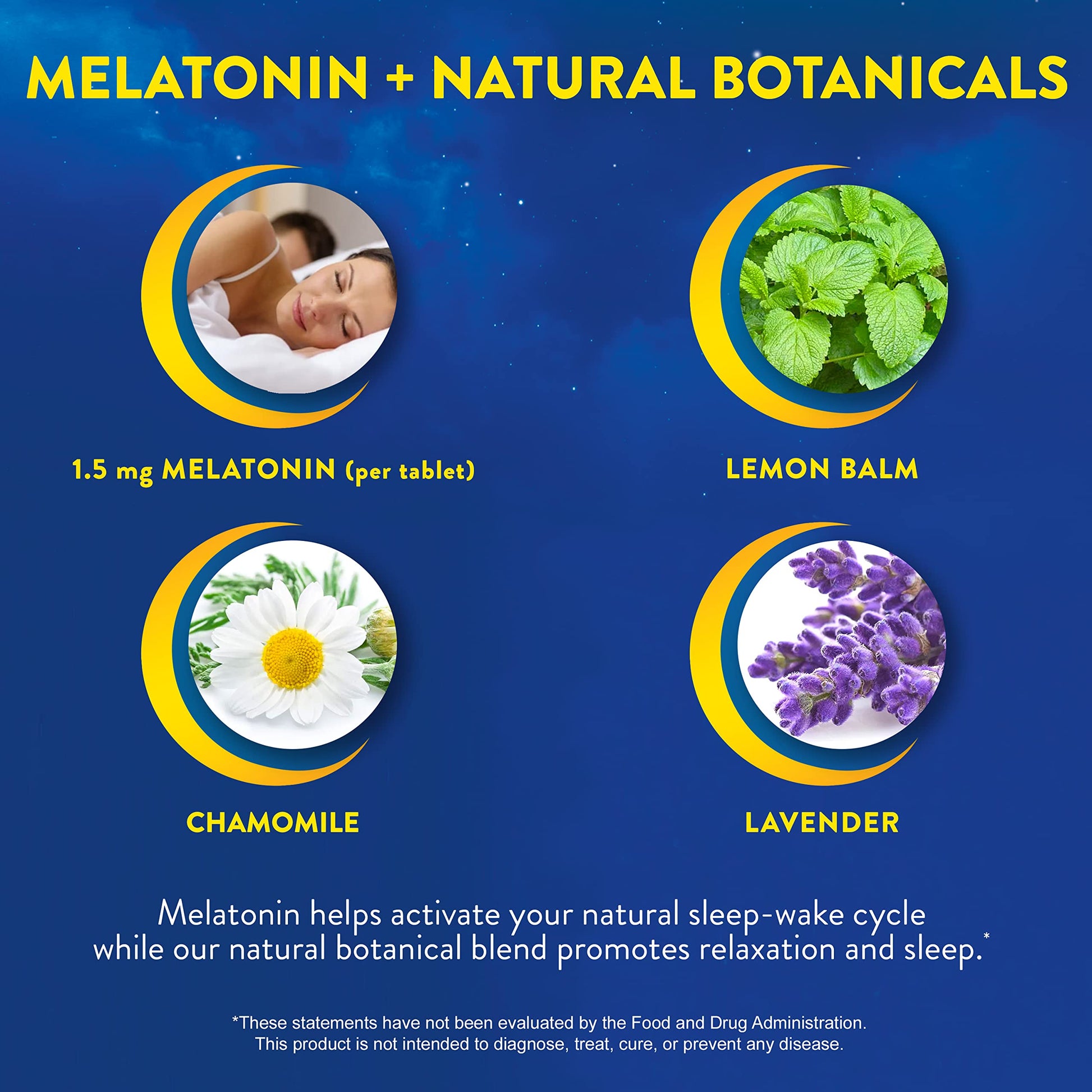 MidNite drug free sleep aid with chamomile and lavender ingredients list