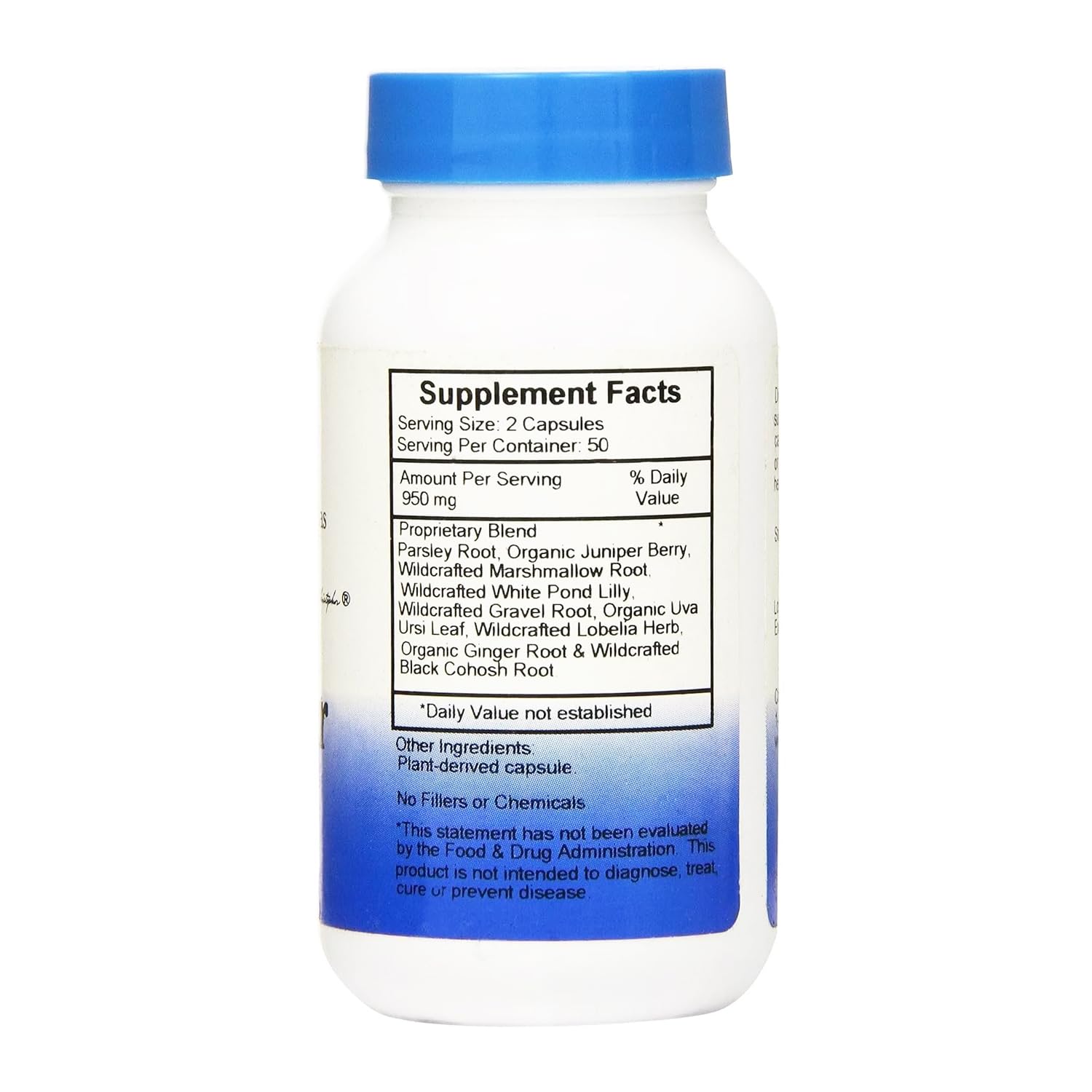 Christopher's Original Formulas Bladder Formula supplement bottle showing ingredients including juniper berry and parsley