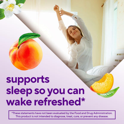 Adult melatonin sleep supplement bottle showing ingredient facts label