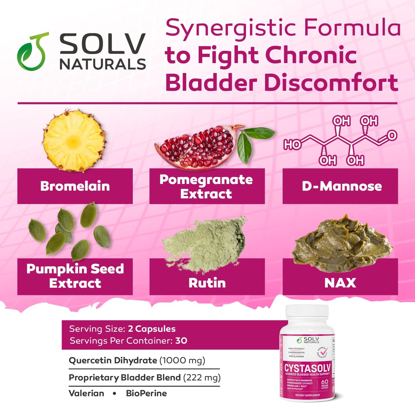Solv Naturals interstitial cystitis and painful bladder syndrome support formula