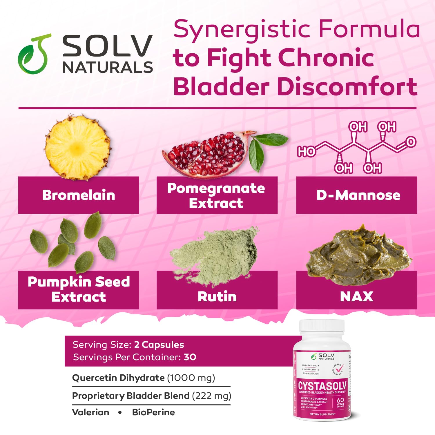 Solv Naturals interstitial cystitis and painful bladder syndrome support formula