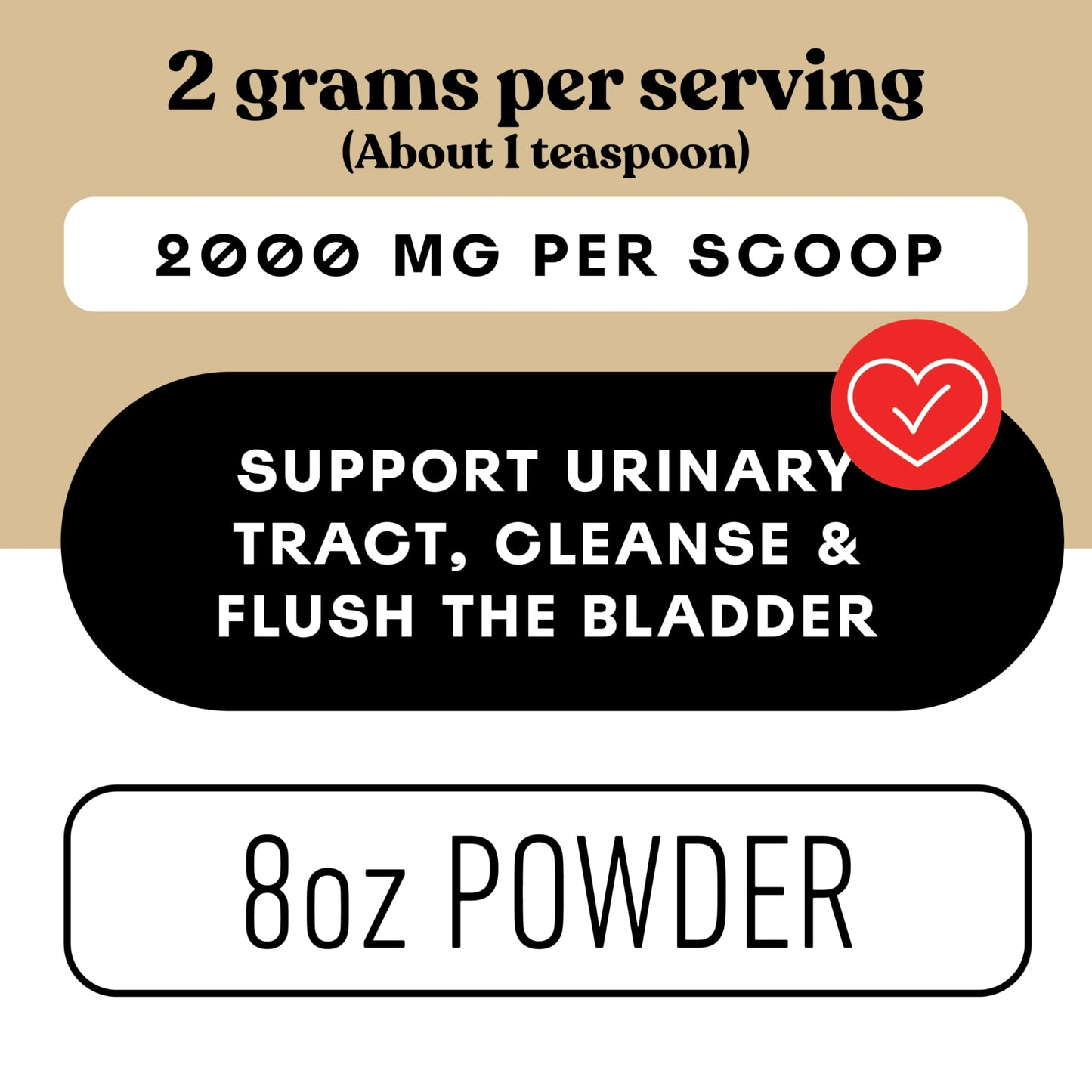 Complete Natural Products Organic D-Mannose Powder jar angled view detailing urinary tract flush benefit