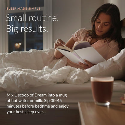 Beam Dream Sleep Powder packaging showing active ingredients