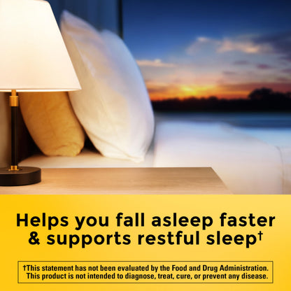 Nature Made 10mg strawberry sleep gummies supplement facts label view