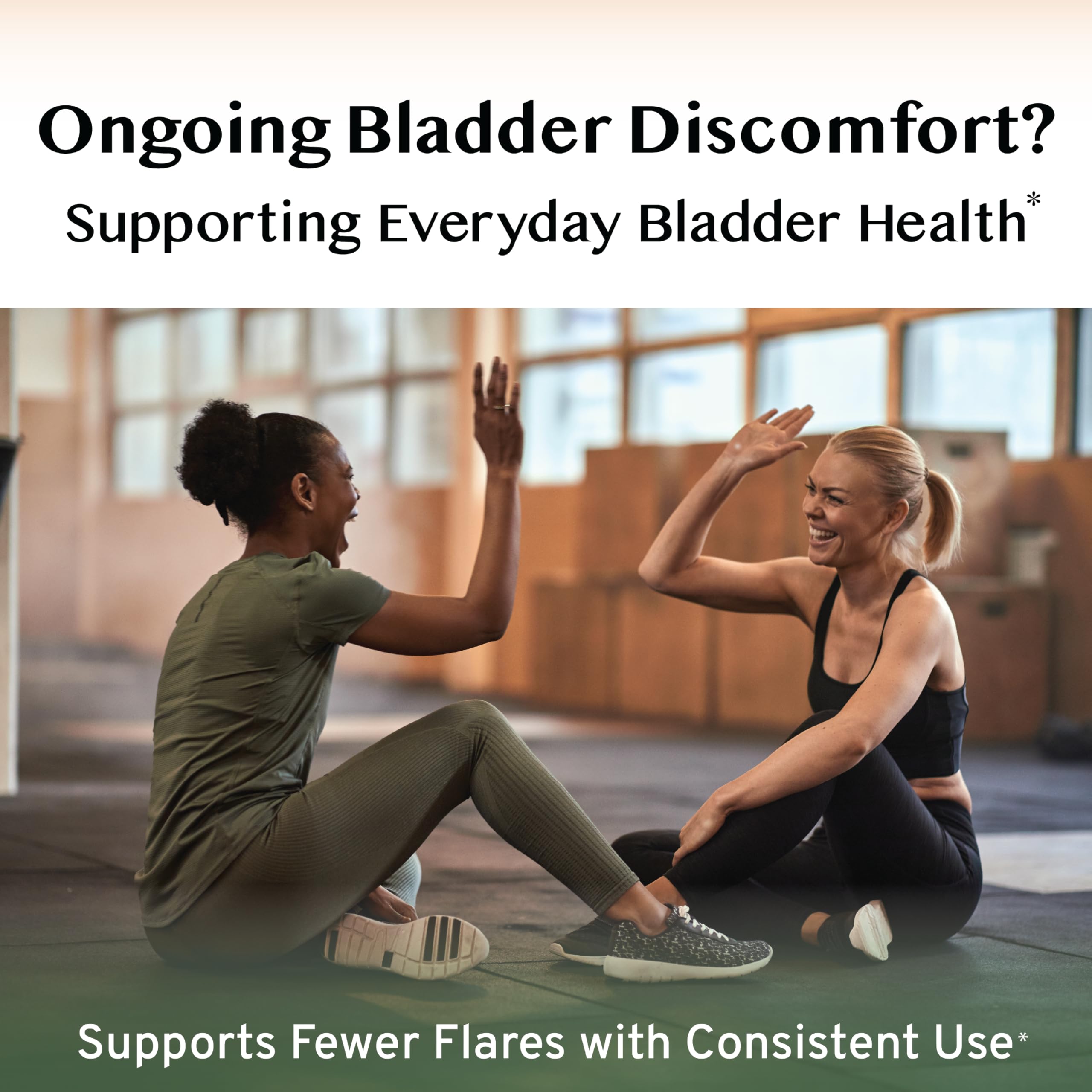 Bladder Builder pelvic wellness vegetable capsules premium USA imported packaging details.