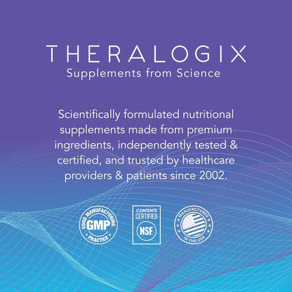 USA-imported Theralogix Mannose One supplement packaging showing how to dissolve the unflavored powder in water.