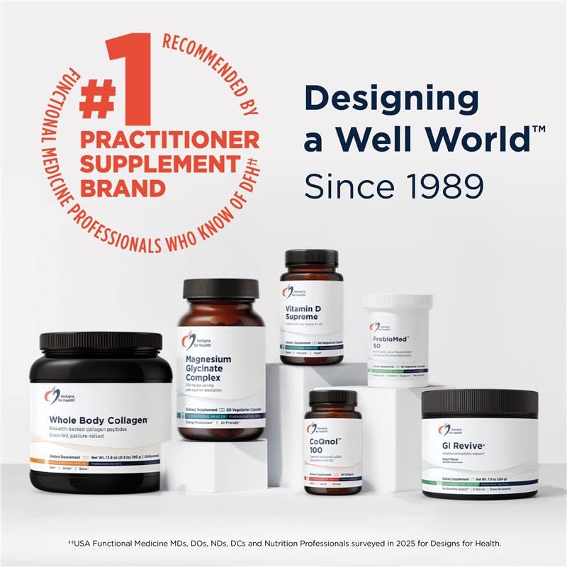 Designs for Health D-Mannose with Cranberry whole fruit extract supplement premium packaging
