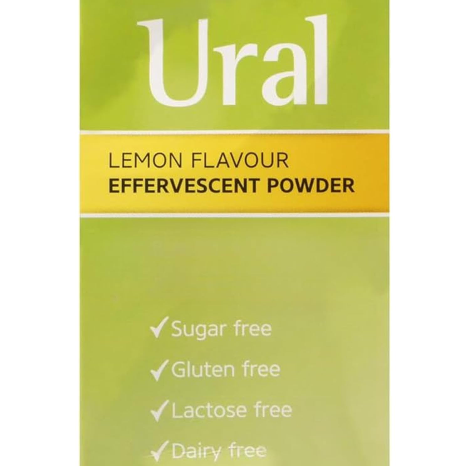 Ural urinary alkalinizer lemon flavour sachets packaging details