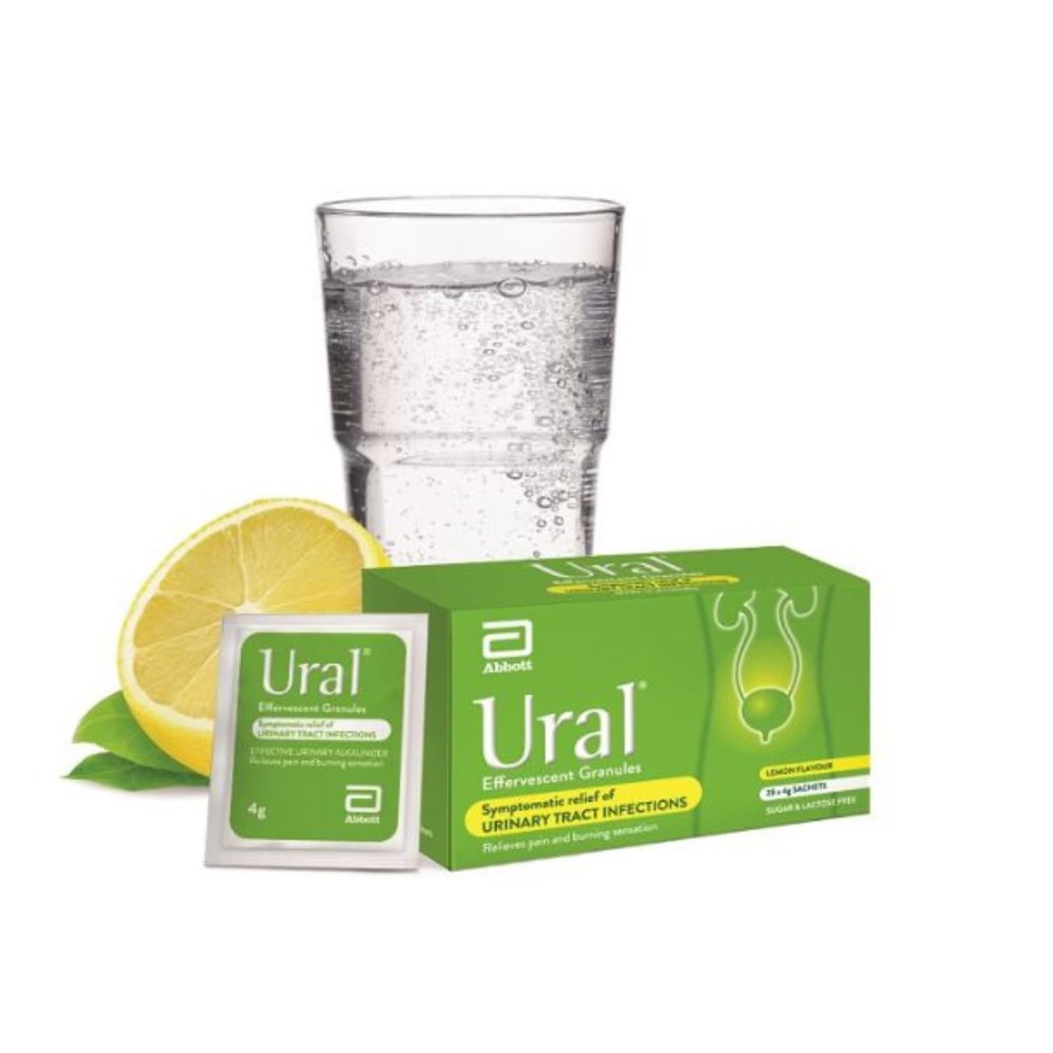Ural UTI burning sensation relief powder individual sachet view