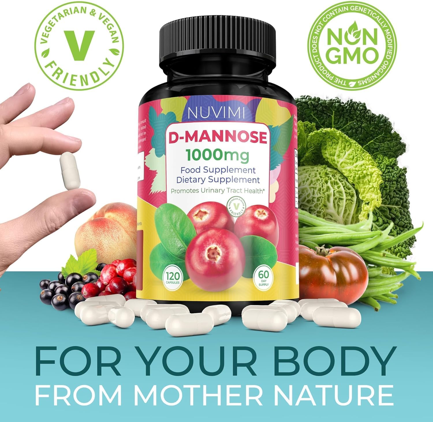 Imported USA health supplement for natural urinary tract protection