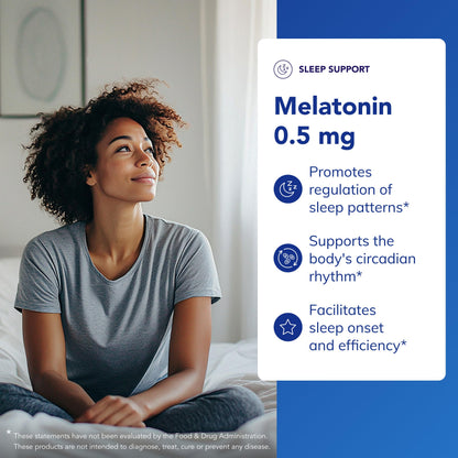 Hypoallergenic non GMO melatonin 60 capsules supplement facts panel