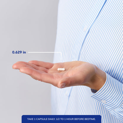 USA imported authentic melatonin bottle for occasional sleeplessness relief