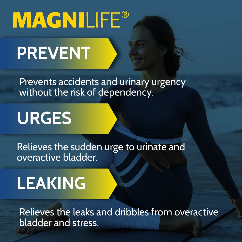 MagniLife Bladder Relief fast dissolving homeopathic pills for urinary frequency reduction.