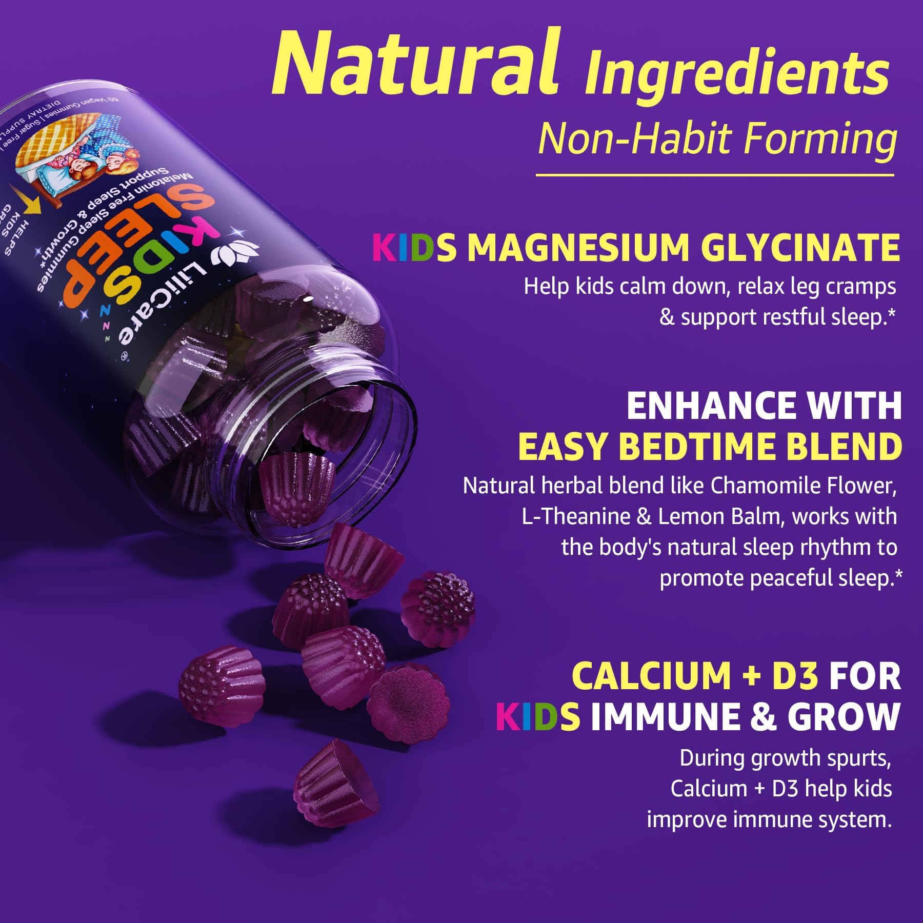 Lilicare imported USA sourced health and personal care product for kids