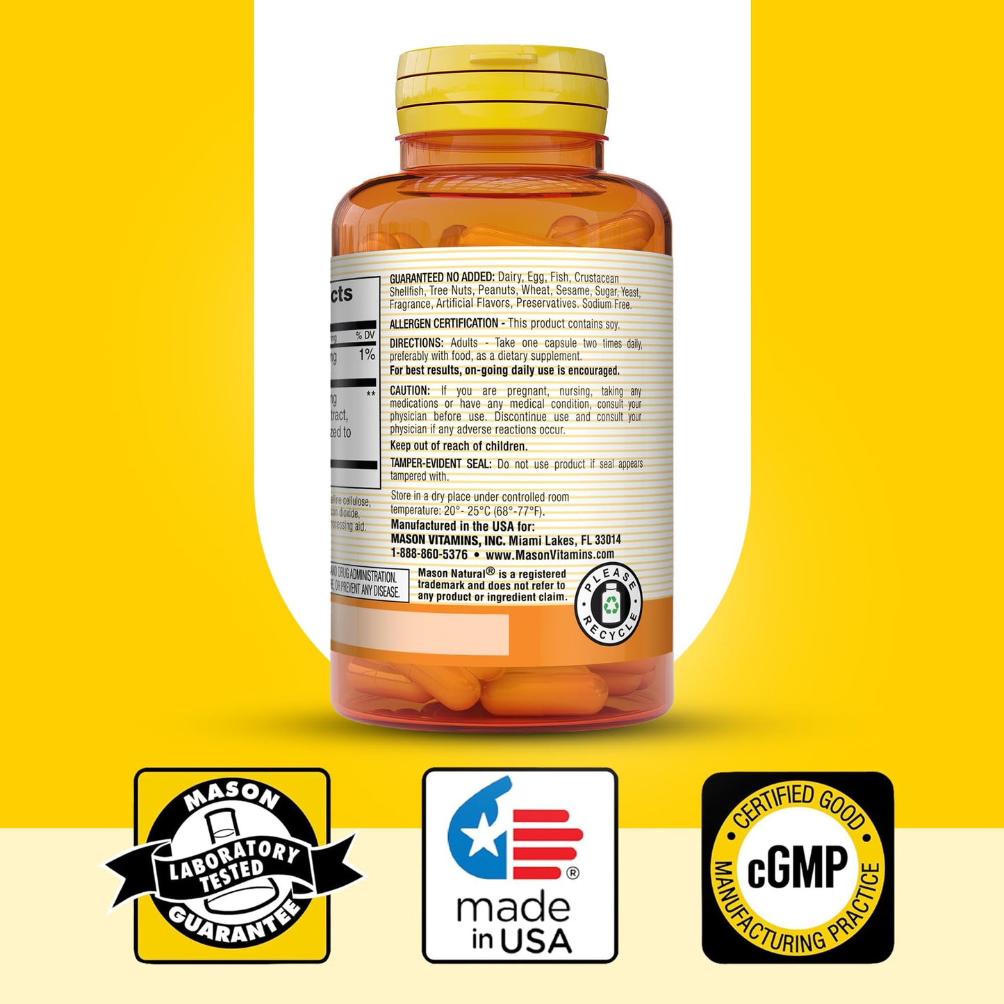 Authentic pumpkin seed and soy germ extract capsules displayed next to the official branded packaging