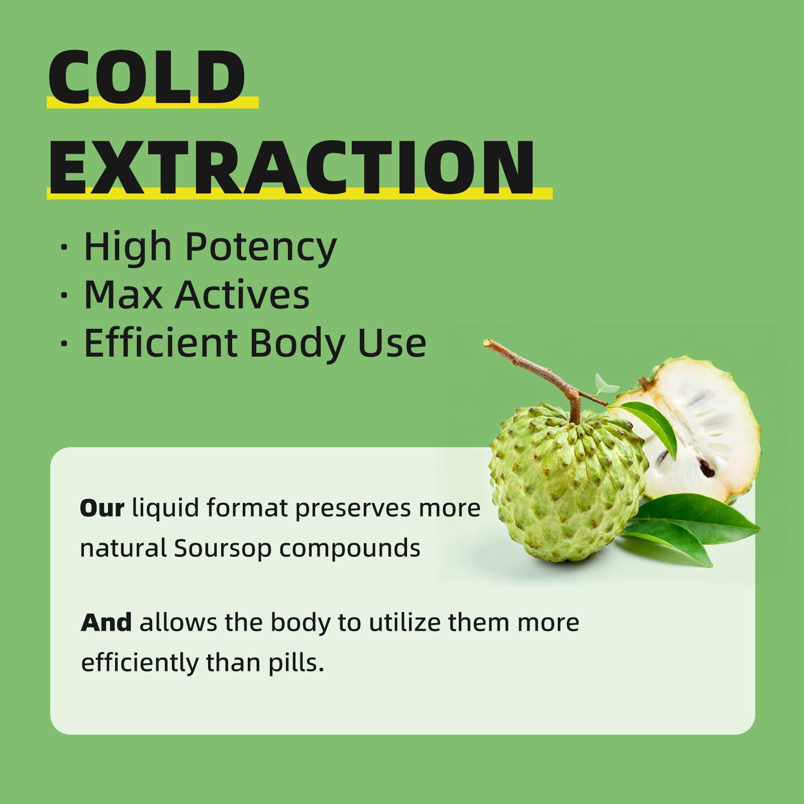 Two fluid ounces bottle packaging of KITIVE iMATCHME premium soursop fruit extract drops.