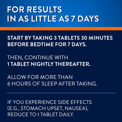 Nervive nighttime sleep aid supplement packaging detailing the key B vitamins and melatonin blend