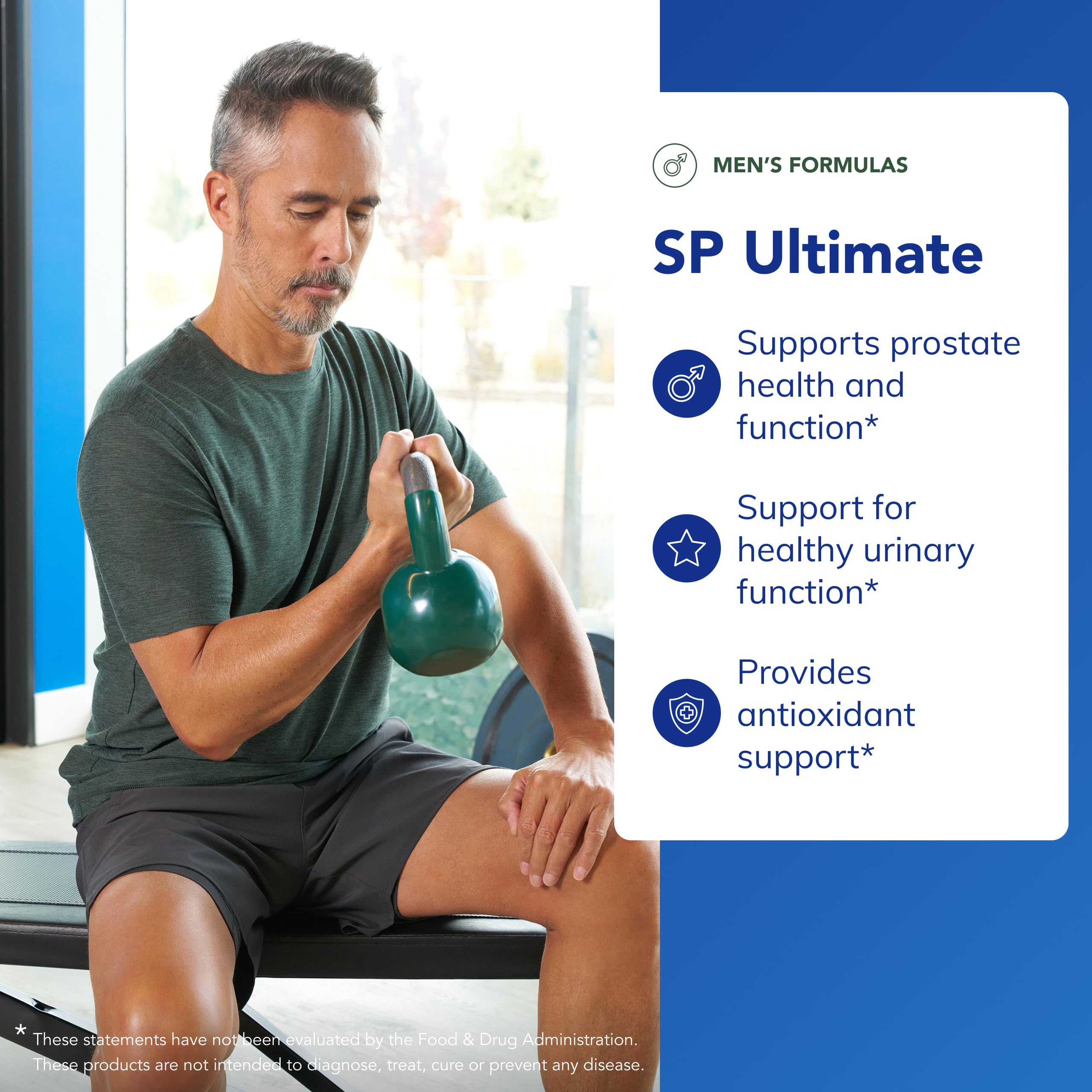 Pure Encapsulations SP Ultimate 180 capsules premium imported bottle for men's urinary health.