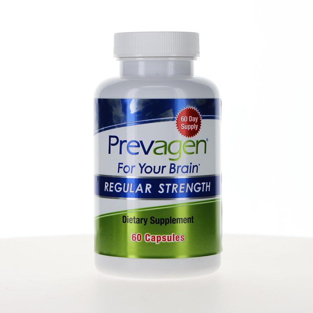 Prevagen 60 capsules supplement bottle nutritional facts label